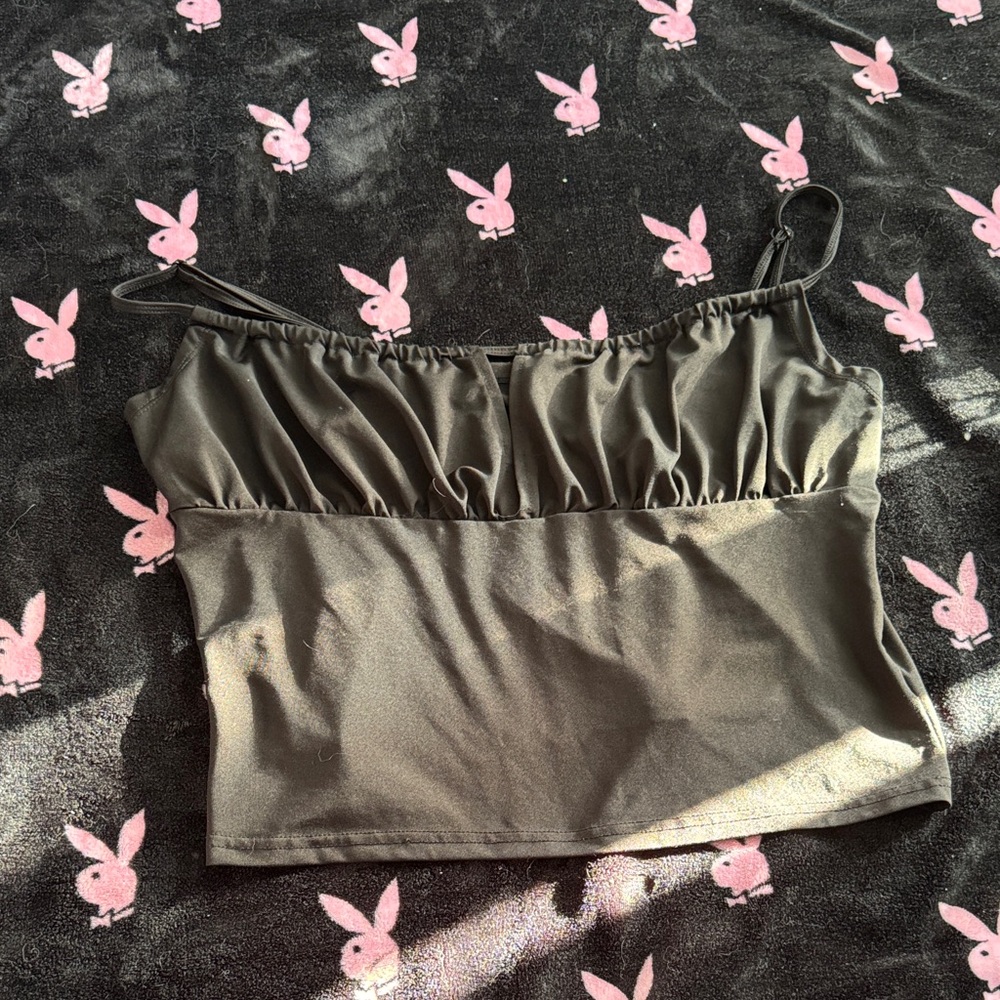 dELiA*s Charcoal Gray Top